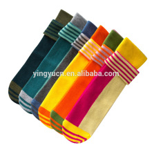 2019 autumn and winter new children's rainbow bright color pile of socks